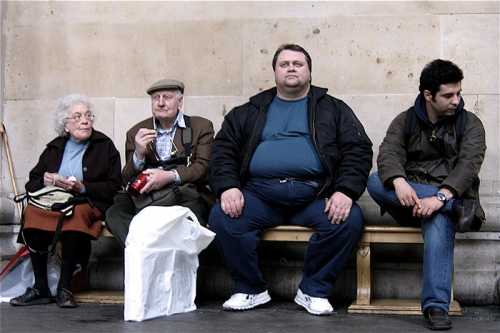 2006-03-25 - United Kingdom - England - London - British Museum - Four People - Old Couple - Fat Man